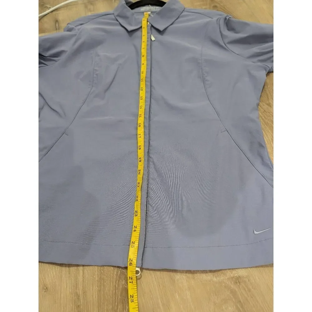 Nike Golf Fit-Dry Jacket Women’s Large Purple Pastel Full Zip Vintage BNWT